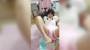 Changing messy diaper POV..