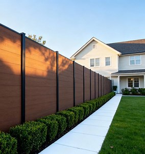 [Hot Item] CE Certified Eco-Friendly Composite Fencing for Residential and Landscape Use