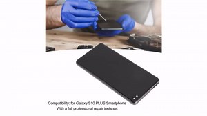 for S10 Plus LCD Touch Display Digitizer and Repair Tools Kit, TFT Display Assembly for Cracked LCD Screen Replacement, for S10 Plus