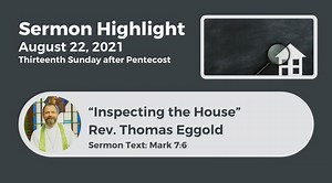 Psalm 14; Isaiah 29:11-19; Mark 7:1-13 Sermon Text: Mark 7:6 “Inspecting the House" - Rev. Thomas Eggold Summary: God’s Word doesn’t exist to help us cover up our sins with good works and holy living. Its purpose is to expose our sins and break our hearts so that we can be built into a new house; one that is not based on keeping the Law, but on Christ who kept the Law for us so we can live with Him. | Worship Anew - Lutheran Ministries Media
