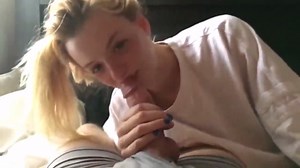 My best friend let me cum in her mouth in POV