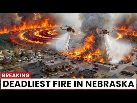 BREAKING | 600,000 Acres DESTROYED Nebraska's Deadliest Wildfire Spreads Out of Control!