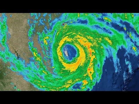 2020 Hurricane Hanna Radar Loop