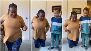"A mother's love": Physically challenged woman dances sweetly with kids
