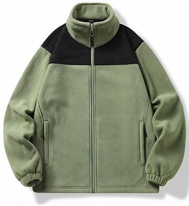 [Hot Item] Custom Logo Mens Fleece Jackets Coats Long Sleeve Women Fleece Jacket Men