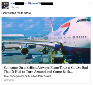 Flight Delays: Stinky Poop Causes Plane To Turn Around