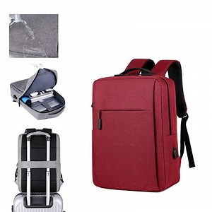 [Hot Item] (WD6221) 2023 Backpack Men′ S Casual USB Sports Backpack Business Commuting Computer Bag Travel Schoolbag Backpack Logo