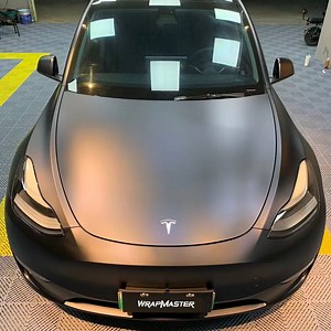 [Hot Item] Wrapmaster 5*56FT Ultra Matte Black Magic Blue Car Wrap
