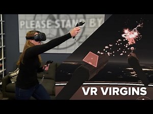 Watch these six VR virgins get their first taste of the future