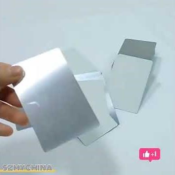 Sublimation metal business cards with credit card size