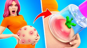 Revenge Makeup for the poor pregnant woman 💄💋👄 *Transformation With Gadgets and Hacks* | Cool Tool
