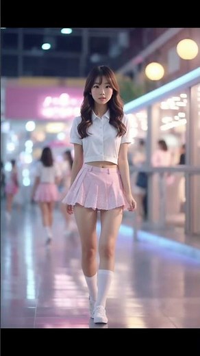 Mini Skirts. Asian girls. #aiart #aibeauty #aigirl