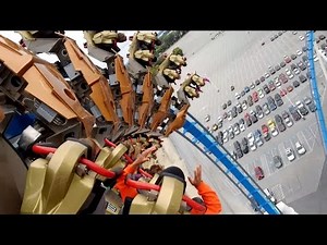 GateKeeper Back Seat Right Side POV 2014 FULL HD Cedar Point