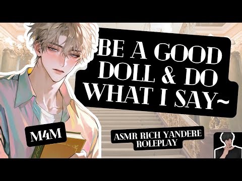 [ASMR M4M] Rich Yandere Classmate Takes You For Himself!? [STALKING] [THREATENING] [TEASING]