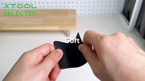 xTool Selected Laserable PU Rectangular Iron On Patch, 3" x 2" Brown to Gold Leather Patch, 10-Piece Laser Blanks Leather Patches for Glowforge, Hat Patches, T Shirts and Clothes Repair