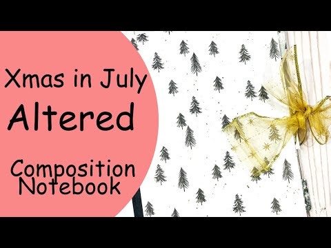 How to Make an Altered Composition Notebook with me