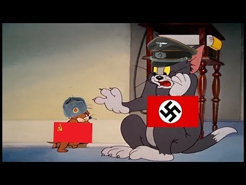 Tom and Jerry WW2 Meme - Nazi Germany vs Soviet Union
