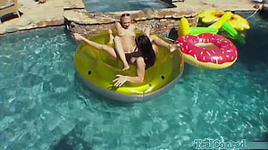 Teal Conrad & Addison Devine Have Sex & Sunbathe In The Pool!