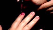 Putting Finger Nail Polish on