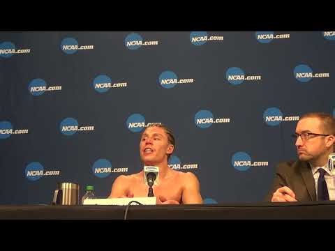 Nick Suriano (Michigan), after winning 125-pound semifinals at 2022 NCAAs