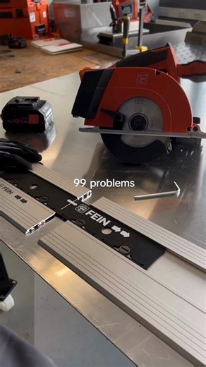 Still got 99 problems, but cutting metal ain’t one. 🪚 | Fein