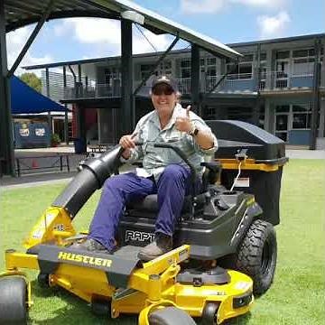 New Hustler Raptor XDX 54" with Catcher - Delivery to Local School