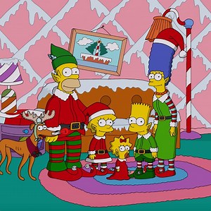 Now Dasher, now Dancer... now Prancer... Nixon... On Comet... on Cupid... Donna Dixon? 🎂🎅 Happy Santa's Birthday to one and all! 🎅🎂 | The Simpsons