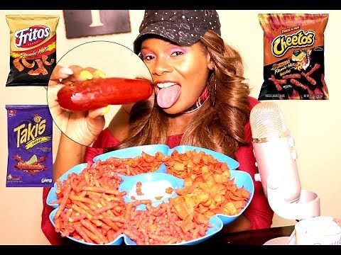 PICKLE MUKBANG ASMR Ramble | Cheetos Takis Fritos FLAMIN HOT