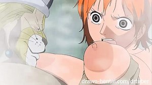 One Piece Porn - Nami In Extended Bath Scene at DrTuber