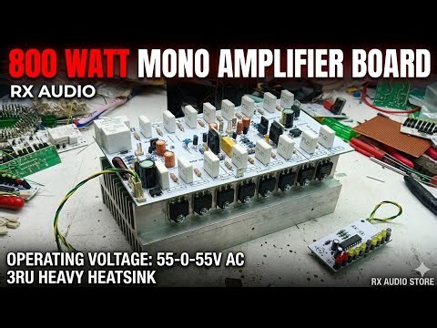 800W Mono Amplifier with 3RU Heavy Heatsink - Best High-Power Board?