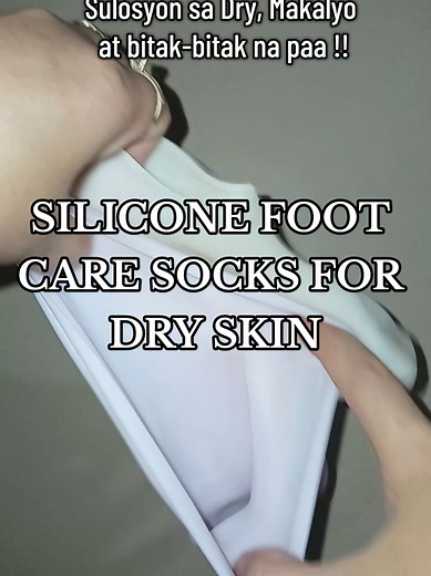 Replying to @josefina.sacramen2 SILICONE FOOT CARE SOCKS for men at women say goodbye sa dry at makalyo na paa!! #footcare #footcareroutine #silicone #socks #siliconefootcaresocks