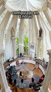 ¿Te gustaría tener una sala de oración como esta? #tinyhouse #miniCasa #glamping #restaurante #CasaMóvil #CasaBurbuja #CasaDomo #dometent #cabin | jc dome house MX