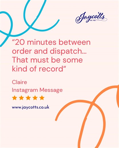 💬 Kind Words Make Our Day 💬 Last week, we received the loveliest message from Claire over Love from Bear — and honestly, it warmed our hearts! 🐻💛 We’re so thankful for every kind word we receive. At Jaycotts, we work hard behind the scenes with one goal in mind: to make sure our customers get top-tier, personal service that feels like it was made just for them. Whether you're asking about a zip, choosing the right pattern, or just need a bit of guidance — we're always here to help. Thank you