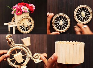 Beautiful flower vase decoration ideas with jute rope | Tip & Trick