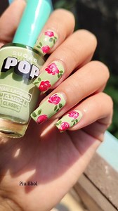 11M views · 4.4K reactions | Rose Day  Special Nail Art Design 﫶☺️ Nail art designs @hisugarpop Use my coupon code - PIU20 #sugarpop #nailart #nailpolish #nailsdesign #nails #nailart_piu #reels | Piu Bhol | Facebook