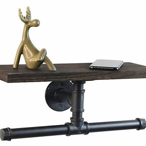 [Hot Item] Rustic Pipe Hand Towel Holder Free Standing Towel Rack Industrial T-Shape Towel Rack for Bathroom