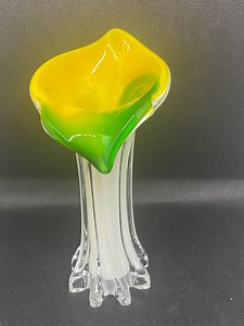 Jack in the Pulpit Art Deco Glass Vase - Etsy