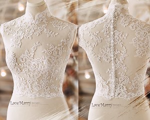 COETZEE / Ivory Bridal Lace Crop Top: Qipao Neckline, Romantic Button Closure - Etsy Australia