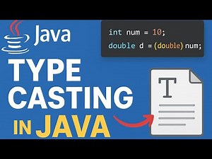 #06 Type Conversions in Java | Type casting in Java