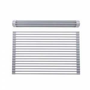 [Hot Item] Multipurpose Roll up Dish Drying Rack Silicone-Coated Wbb17240