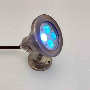 [Hot Item] IP68 Waterproof DMX DC12V RGB LED Pond Spotlight Underwater Fountain Pool Light