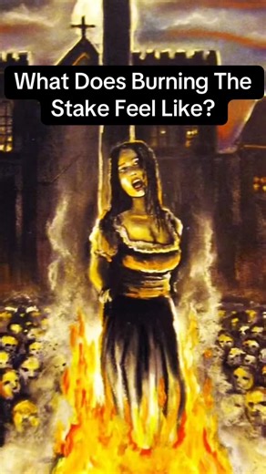 History, Mystery, and Horror on Instagram: "What Does Burning At The Stake Feel Like? #fyp #history #historytok #didyouknow #learnontiktok #mysterytok #foryoupage #foryou #reels #shorts #historymatters #historylovers #historyfacts #facts #DarkHistory #BurnedAlive #WitchTrials #MedievalExecution #WorstWaysToDie #HistoricalHorror #HorrifyingHistory #ExecutionMethods #BurningAtTheStake #DarkStorytelling #MorbidHistory #Inquisition #SalemWitchTrials #HumanSuffering #PainfulDeaths #BurningAlive"
