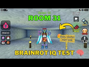 How To Complete Roblox Brainrot IQ Test Room 31 | Brainrot IQ Test 🧠 Guide