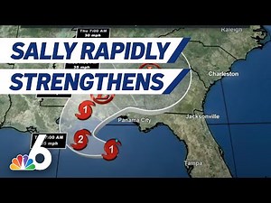 Sally Rapidly Strengthens to Category 1 Hurricane | NBC 6