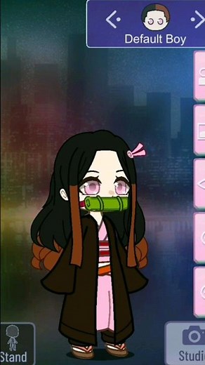 Gacha Club making Nezuko from Demon Slayer 🌸 || #demonslayer #nezuko #gachatutorial #gachaclub