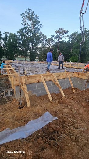 Today at Diamonhead MS 100 yards #chainwallfoundation H & G Concrete, LLC 🤠💯💯🌵 | H & G Concrete, LLC