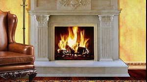 hykolity 33 in. Fireplace Log Grate, Heavy Duty Solid Steel Firewood Burning Rack 4/5" Bar Fire Grates