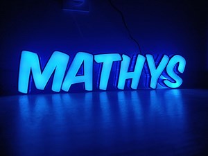 Prénom lumineux personnalisé – Lampe LED prénom en 3D – Décoration chambre enfant, cadeau naissance, anniversaire - Etsy France