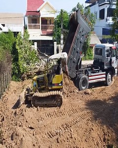 Transforming the Landscape: KOMATSU Bulldozer Clearing Trees and Filling Land Perfectly #Dozer #Bulldozer #heavyequipment #construction #Shantui #Komatsu #Dumptruck #Excavator #constructionsite #heavyduty #earthmoving #caterpillar | JCB Backhoe Loader