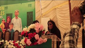 64 reactions | A woman speaks at ceremony in which ownership certificate of her newly constructed house was awarded to her by Chief Minister, Sindh. | Thardeep Rural Development Programme | Facebook